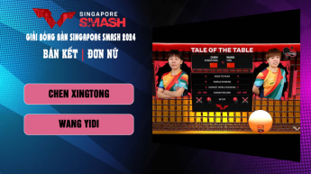 CHEN XINGTONG vs WANG YIDI - Giải bóng bàn Singapore Smash 2024