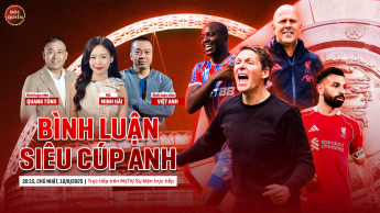 Bình luận Siêu cúp Anh (Community Shiled): Crystal Palace- Liverpool