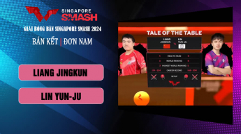 LIANG JINGKUN vs LIN YUN JU - Giải bóng bàn Singapore Smash 2024