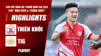 Thiên Khôi FC vs. TIG - Highlights Siêu Cúp Bóng Đá 7 Người Quốc Gia 2025